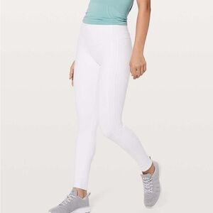 NWT sz 10 Lululemon All The Right Places Pant luxtreme white rare sold out $128!